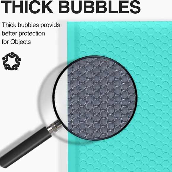 🔥12 pack of 6x10" PADDED Bubble Mailers TEAL COLORED Shipping Mailing Envelopes - Picture 5 of 8